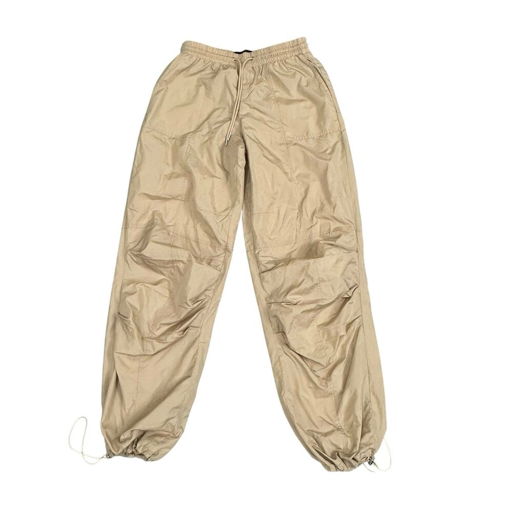 Ser.o.ya Adelia Ruched Cargo Pants in Oxford Tan Women’s Size S Baggy